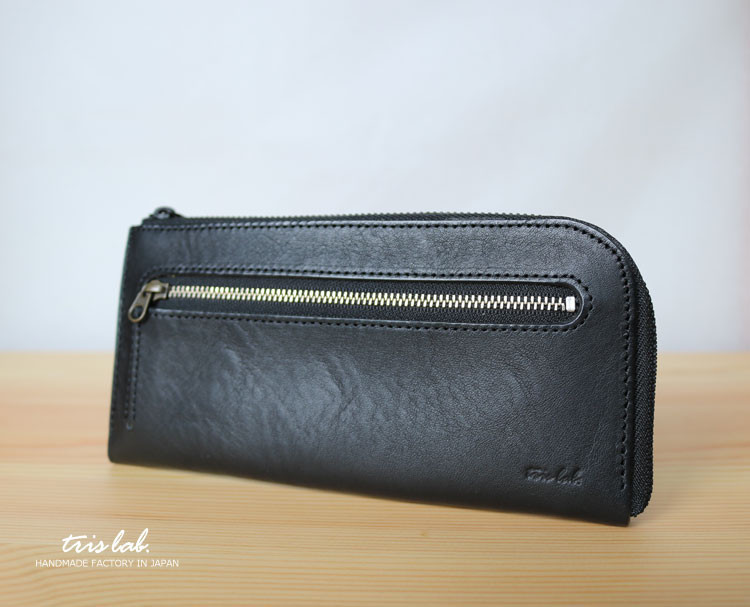 ちいさな長財布 ”BLACK” イタリアレザー