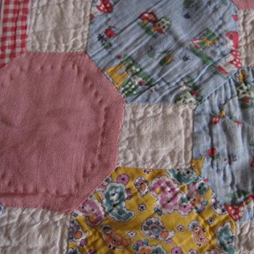 USA☆アンティークキルト ベビーキルト その他インテリア雑貨