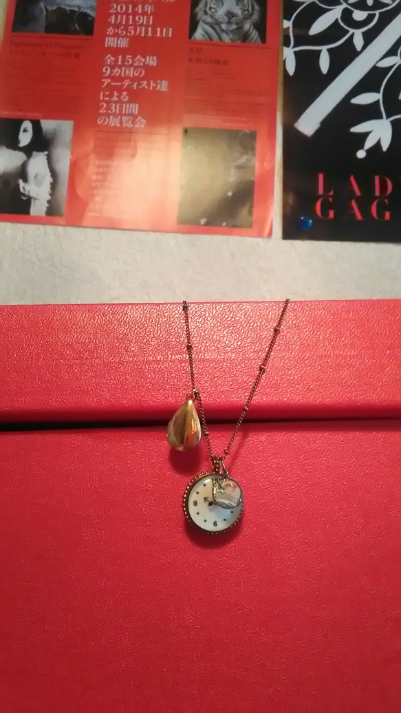 まいさまオーダー
フランスの時計ボタン　ネックレス 4枚目の画像