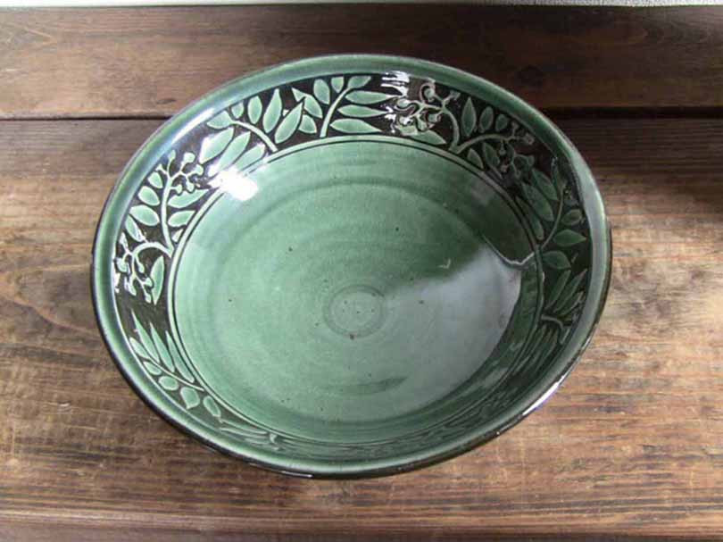 ななかまど掻落し鉢（織部）／オーダー可