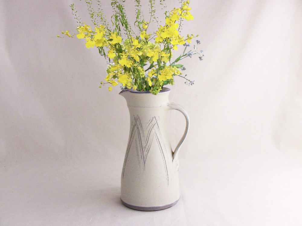 山櫛目文ピッチャー（蘭越）/オーダー可