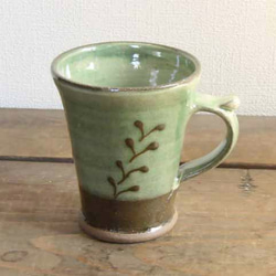 イッチンのマグカップ（緑） 1枚目の画像