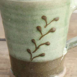 イッチンのマグカップ（緑） 3枚目の画像