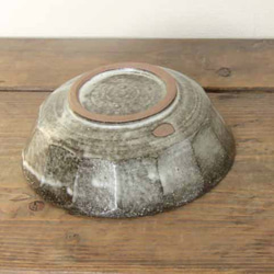 面取り鉢（わら灰）No.2／17cm 4枚目の画像