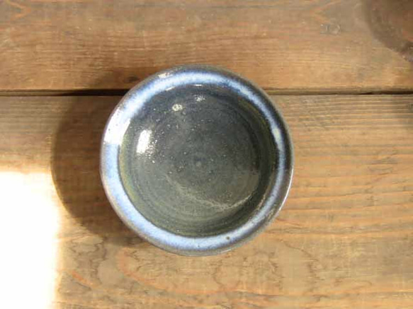 呉須釉小鉢（わら灰）／13cm 1枚目の画像