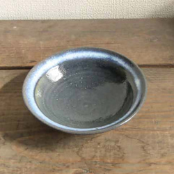 呉須釉小鉢（わら灰）／13cm 2枚目の画像