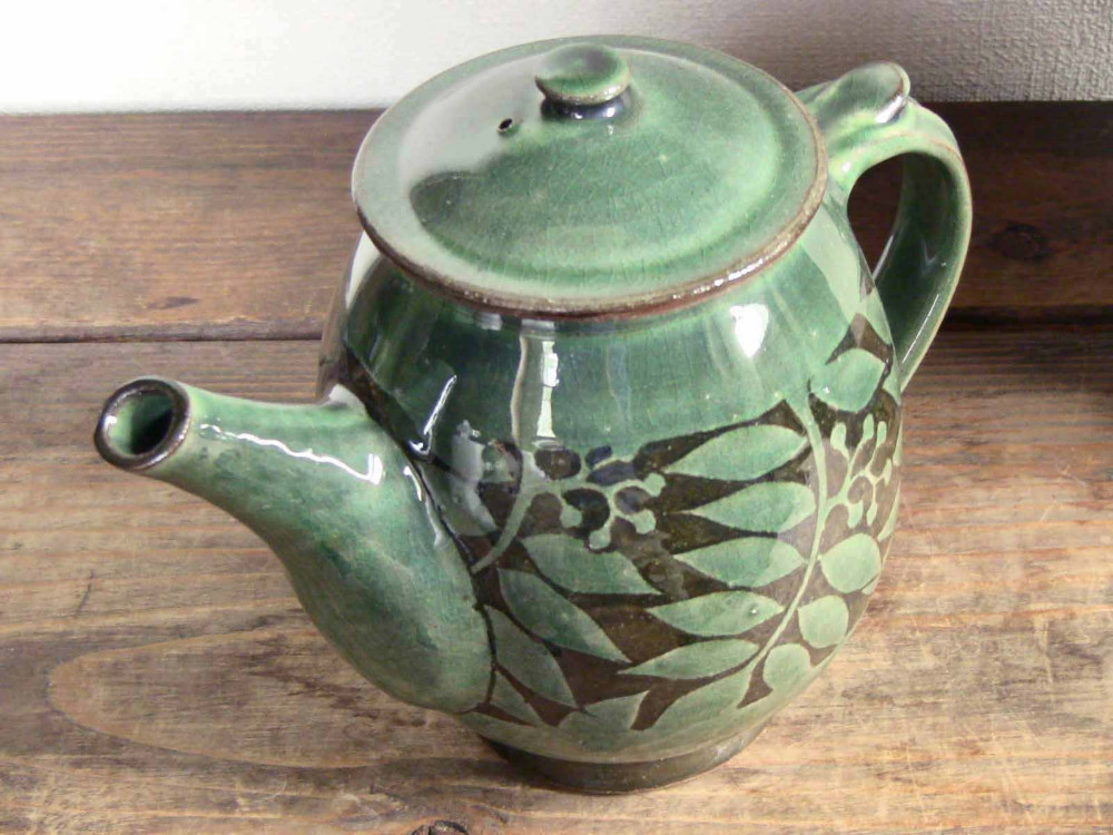 ななかまどティーポット（織部）／オーダー可