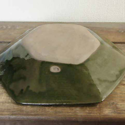 ナナカマドの六角皿（織部大） 5枚目の画像