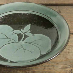 エンレイソウの皿（青緑） 3枚目の画像