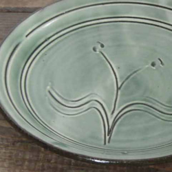 ニリンソウの皿（緑） 3枚目の画像
