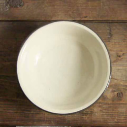 白い面取り鉢（透明） 3枚目の画像