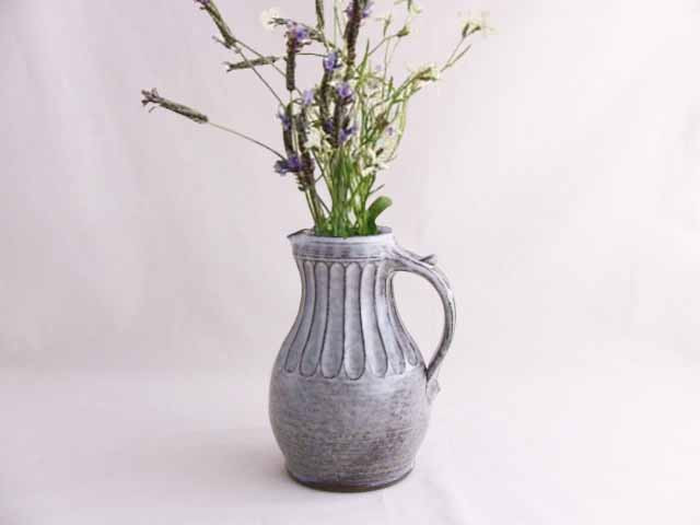 しのぎ手ピッチャー（ワラ灰）／オーダー可