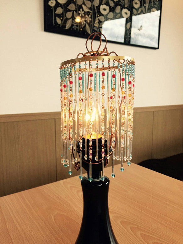 ビーズランプシェード スタンドライト・テーブルランプ ゆまゆま 通販