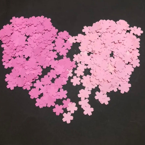 H 型抜きパンチ クラフトパンチ 桜 400枚 その他素材 みどいた