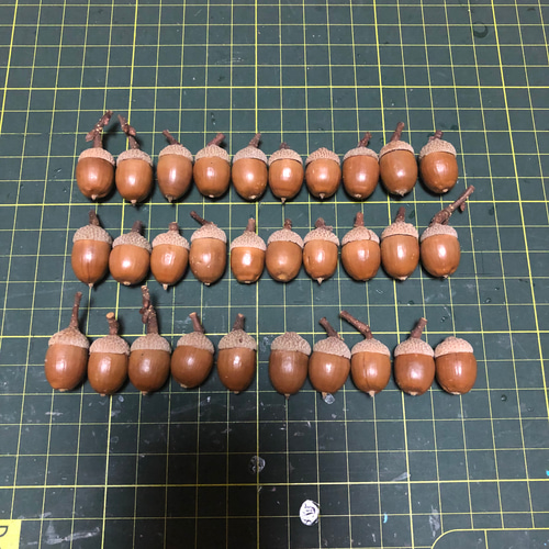 346 ちびでぶどんぐり ドングリ どんぐりぼうし付き その他素材