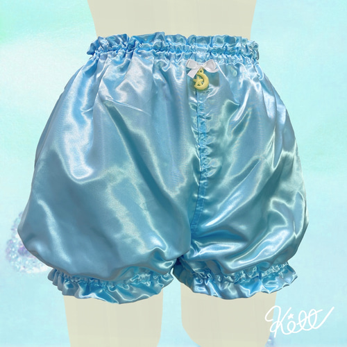☆かぼちゃパンツ☆(水色サテン) その他ファッション Kitt 通販