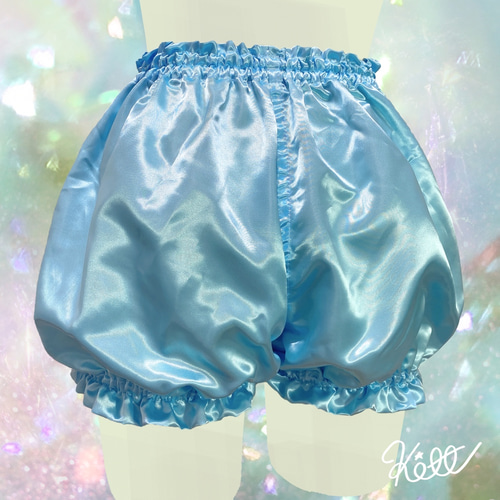 ☆かぼちゃパンツ☆(水色サテン) その他ファッション Kitt 通販
