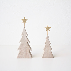 小さな木のクリスマスツリー＊ホワイトオーク＊Mサイズ 2枚目の画像