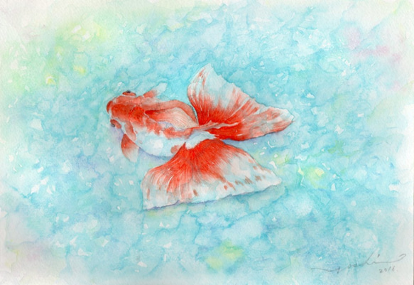 2025年激安 金魚 2103971｜Creema(クリーマ) 通販 yoshi 絵画 絵画