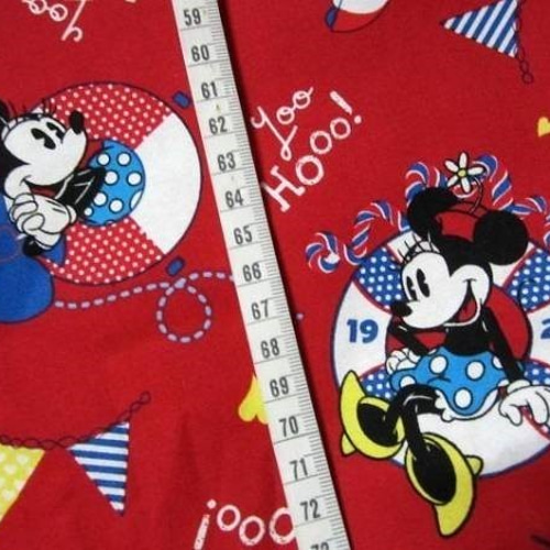 USAコットン・レア☆ディズニー・ミニーマウスyoo☆Hooo! ☆入園・入学 