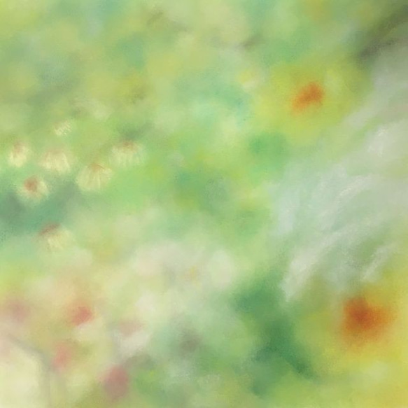 春を告げる（パステル画　原画） 8枚目の画像
