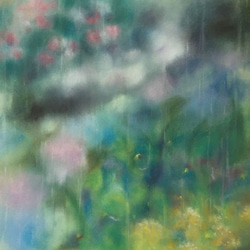 五月雨（パステル画　原画） 7枚目の画像