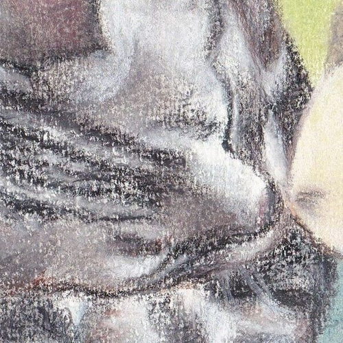 ラブ！【パステル画　原画】 チュッ！（パステル画 原画） 絵画 にゃんずら 通販 5311837