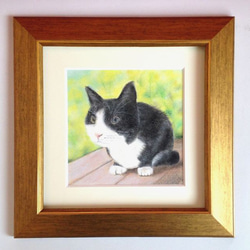 油絵 絵画 【猫の寝顔】 絵画 HR 通販 13254428｜Creema(クリーマ