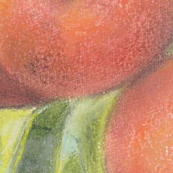 橘　（パステル画　原画）額装込み 7枚目の画像