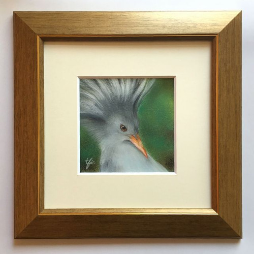 カグー（パステル画 原画） 額装込み 絵画 にゃんずら 通販