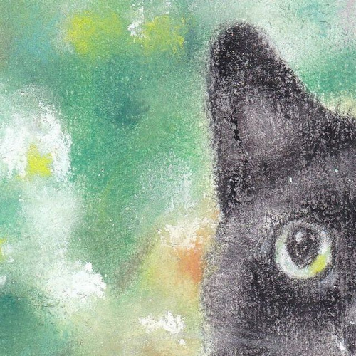 見上げる猫11(パステル画 原画) 絵画 にゃんずら 通販 9824358 見上げる猫11(パステル画 原画) 絵画 にゃんずら 通販 9824358