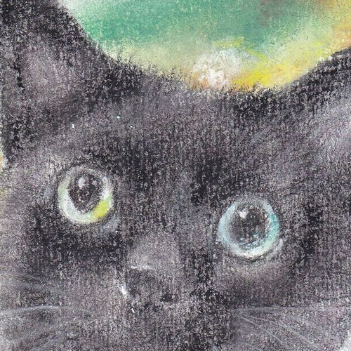 見上げる猫11(パステル画 原画) 絵画 にゃんずら 通販 9824358 見上げる猫11(パステル画 原画) 絵画 にゃんずら 通販 9824358