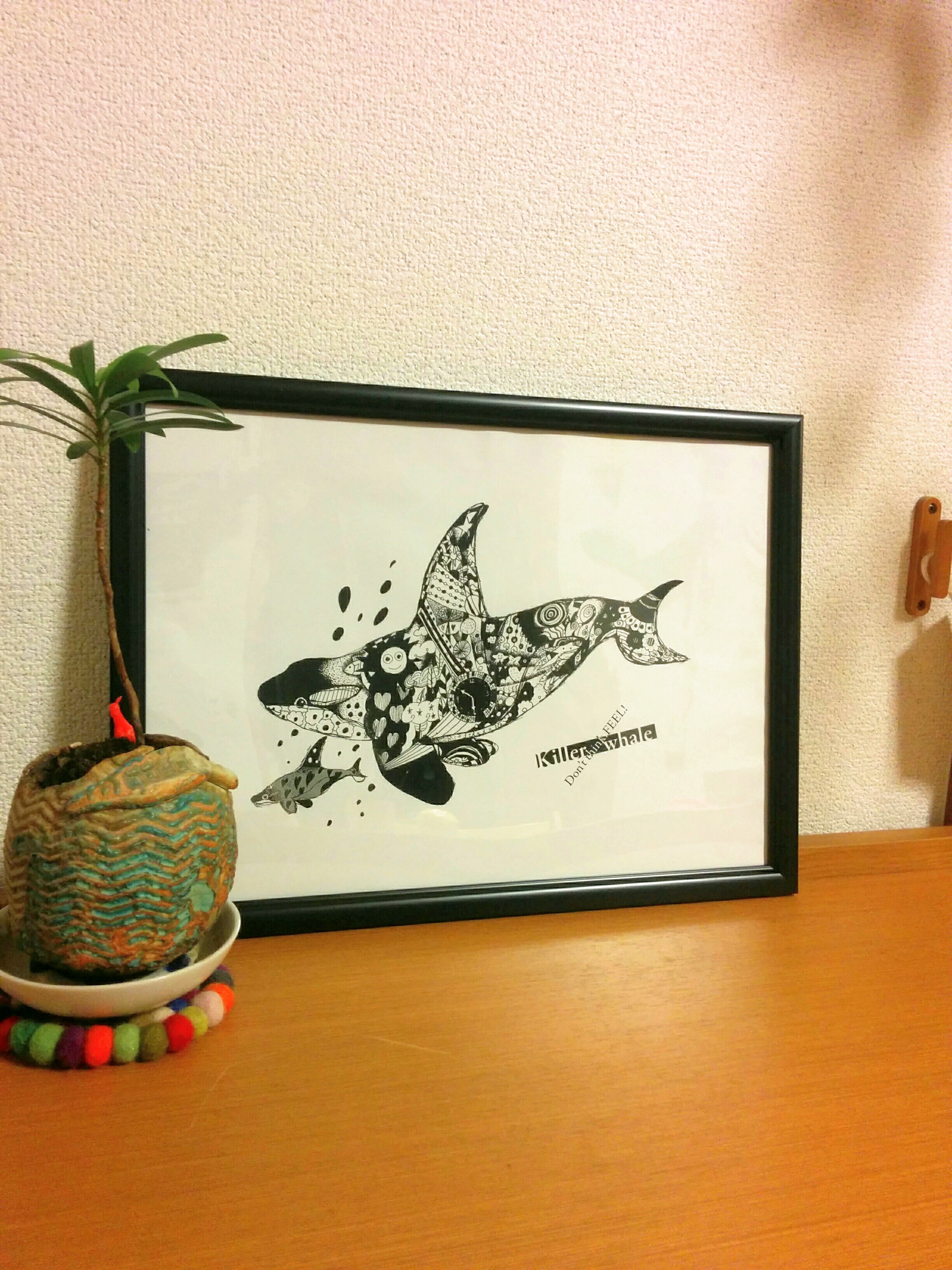 Bear2【F0号】現代アート 【一点物イラストアート】Killer