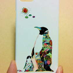 スマホケースiphoneとAndroid対応　Emperor PENGUIN (受注後制作） 2枚目の画像