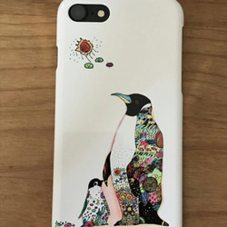 スマホケースiphoneとAndroid対応　Emperor PENGUIN (受注後制作） 4枚目の画像