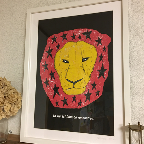 シムメール ライオンポスター シムメール ライオンポスター シム