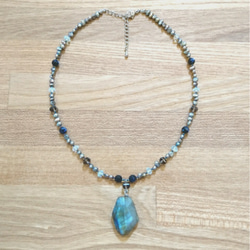 Labradorite party necklace 2枚目の画像