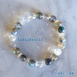 自由な発想☆ラブラドライト＆アクチノライトインクォーツの