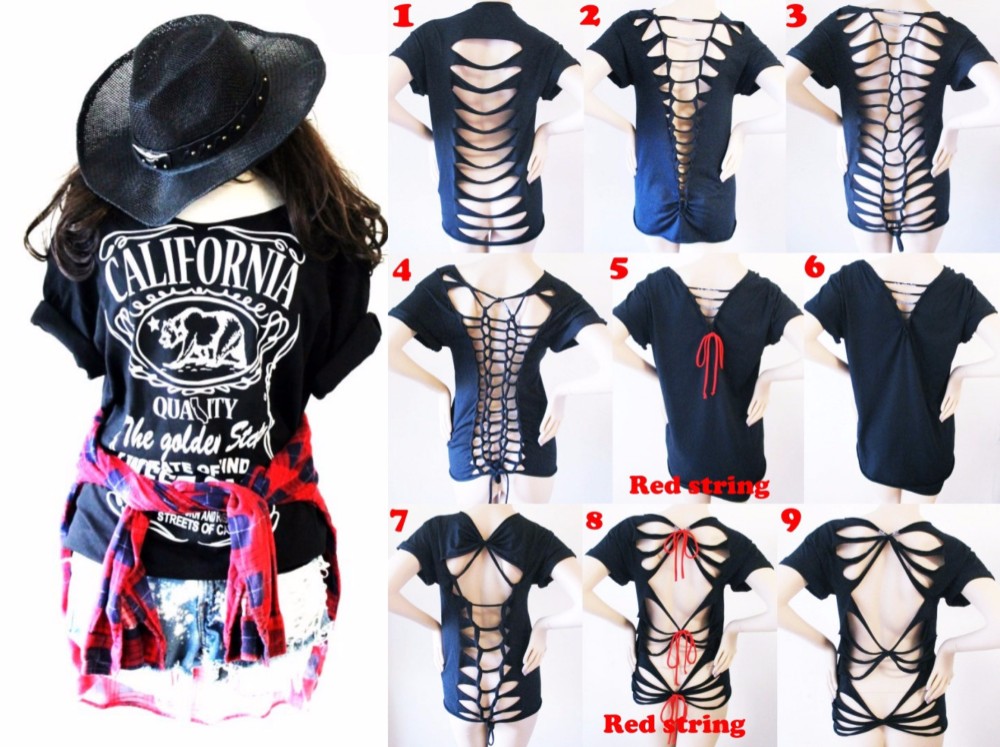 カリフォルニアスクープネックシャツS-XL