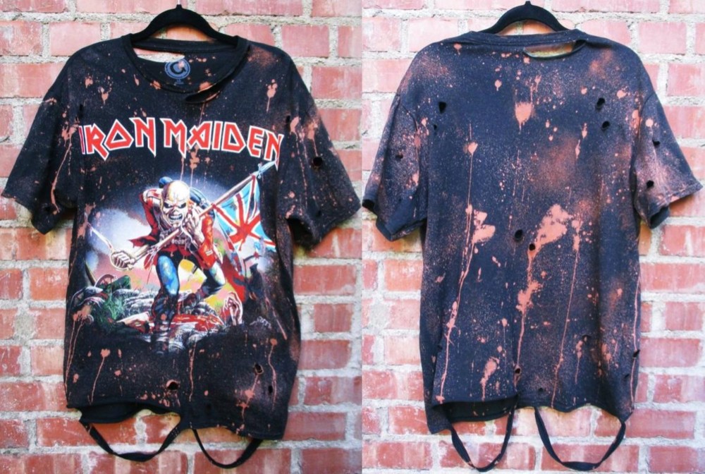 アイアンメイデンヴィンテージブリーチカットアップ★S-XL★カスタムオーダー受付てます！