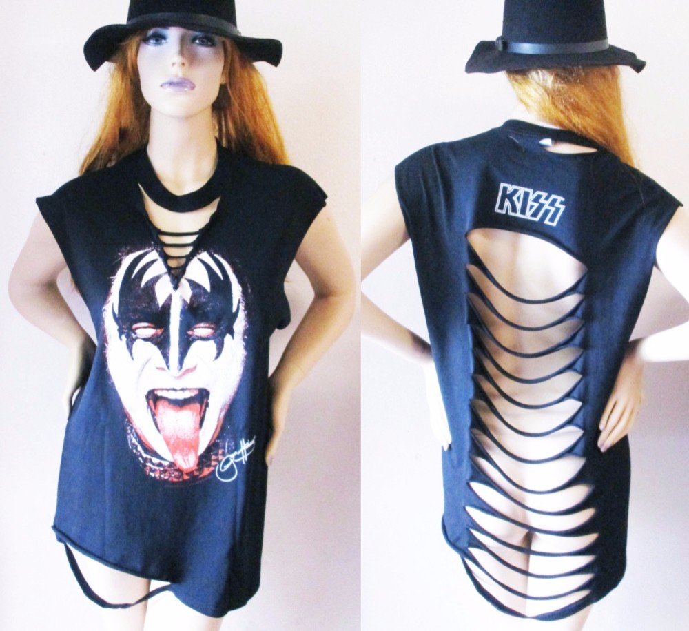 ハンドメイド★ジンシモンズ★カスタムトップ★オーダーメイドS-XL 5,592円