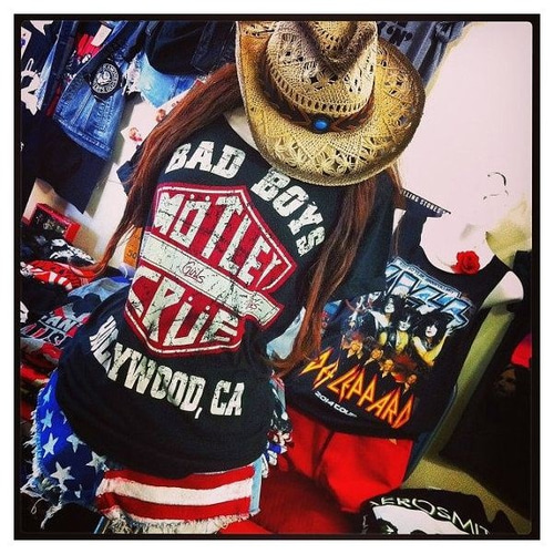 Motley Crue☆モトリークルー2wayカスタムTロックTバンドTシャツ