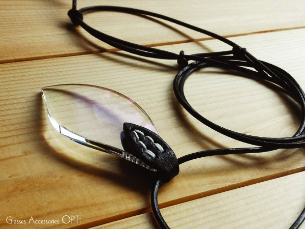 倍率2.5倍 レザー ペンダント ルーペ「SL01bk_nabk 2.5」/ 父の日プレゼントに！