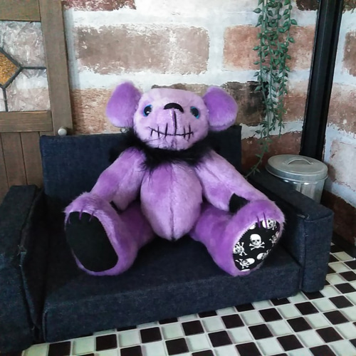 テディベア ぬいぐるみ ホラー】デビルベア（25cmテディベア） ぬいぐるみ mokobear