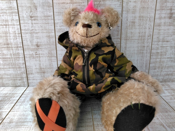 迷彩柄テディベア 迷彩柄テディベア