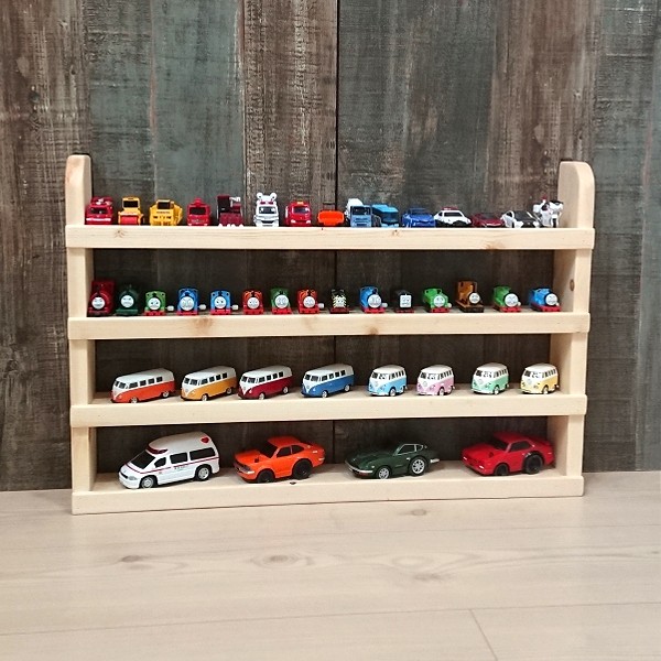 トミカまとめ売り＆6段収納棚付き トミカまとめ売り＆6段収納棚付き