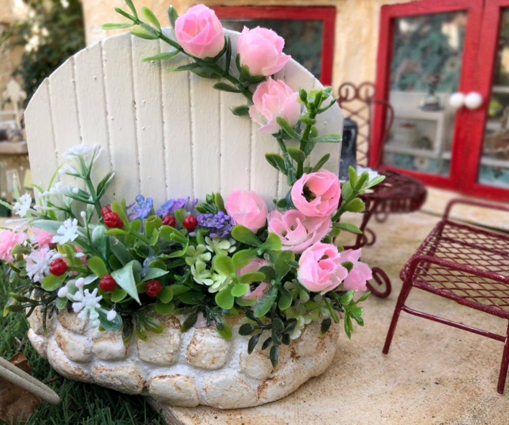 ミニチュア　花壇の花 Amazon.co.jp: ドールハウス 植物 ミニチュア、1:12 ドール