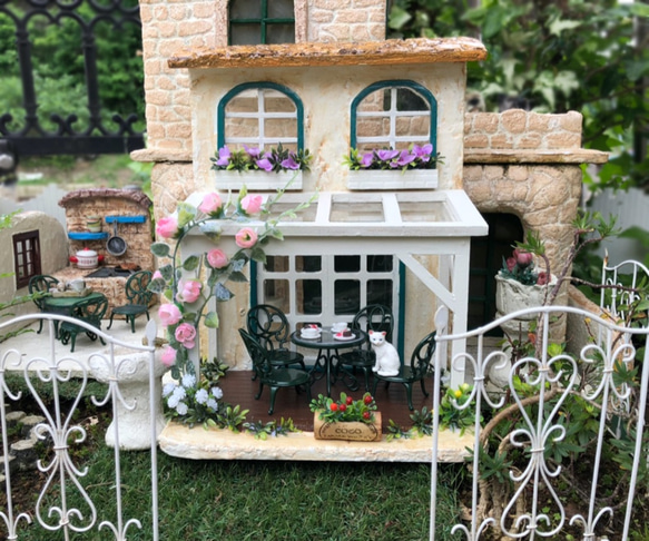 ミニチュアハウス【小さなテラス】vol.01 その他インテリア雑貨 yumi