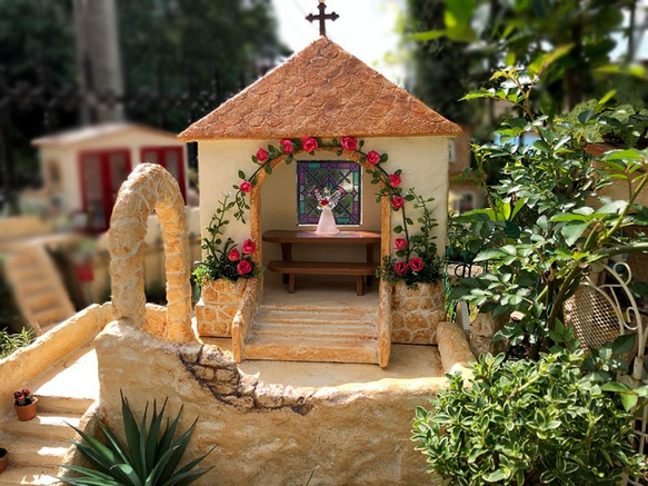 ミニチュアハウス【教会】 その他インテリア雑貨 yumi-enzaki 通販