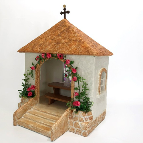 ミニチュアハウス【教会】 その他インテリア雑貨 yumi-enzaki 通販